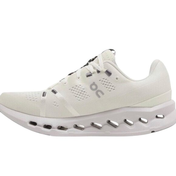 On Cloudsurfer White/Frost Mens Running Shoes Size 14 NEW 3MD10420664 main image 7